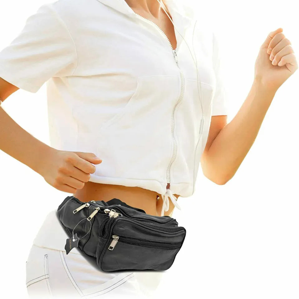 Belt pouch Leather Travel Waist Bag for Mobile Money and your precious things and Good Quality and work