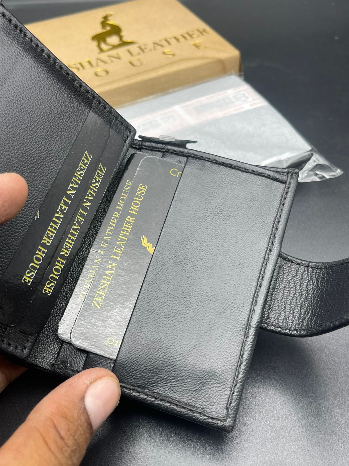 Button Closure Soft Wallet