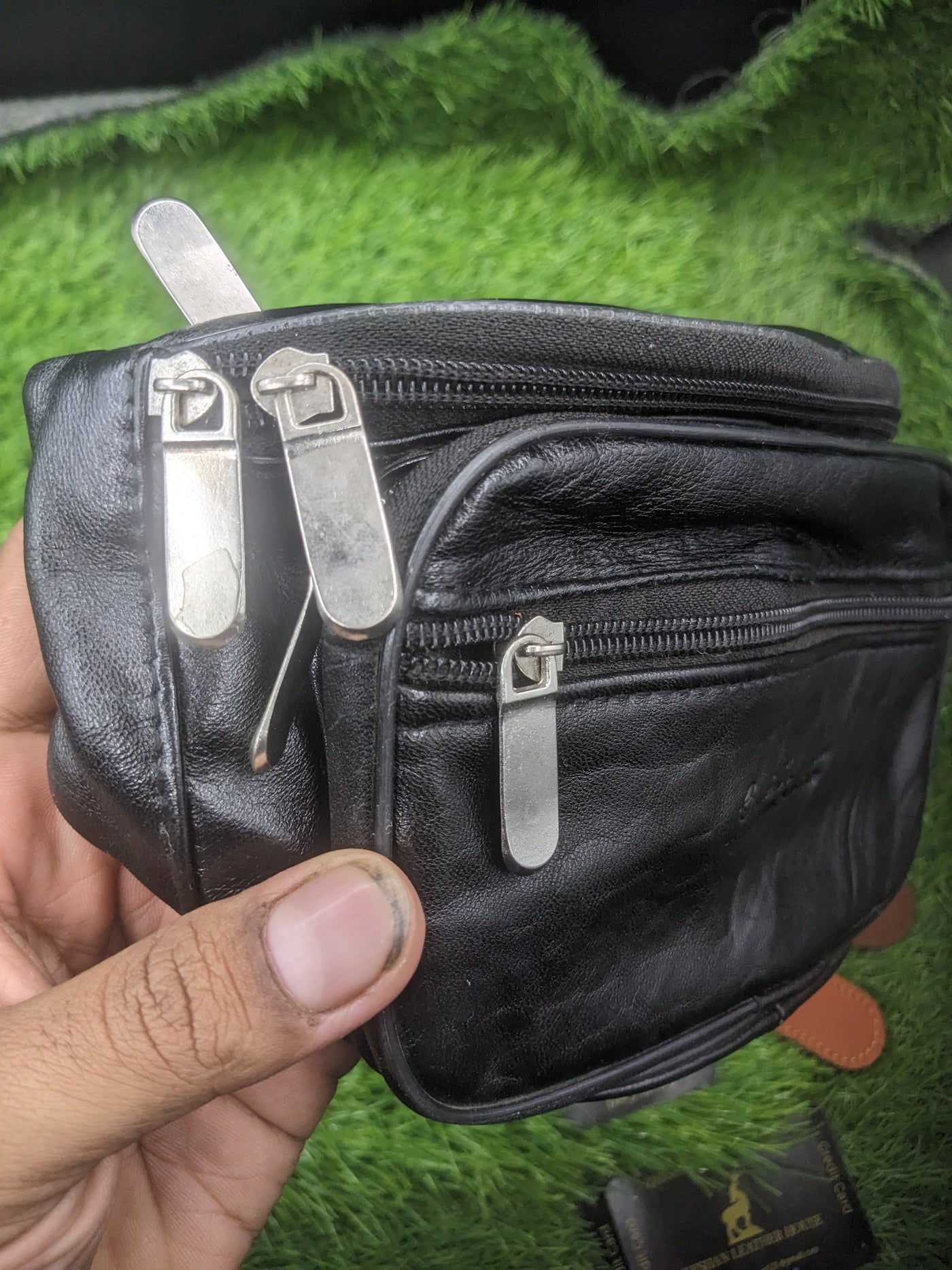 Belt pouch Leather Travel Waist Bag for Mobile Money and your precious things and Good Quality and work