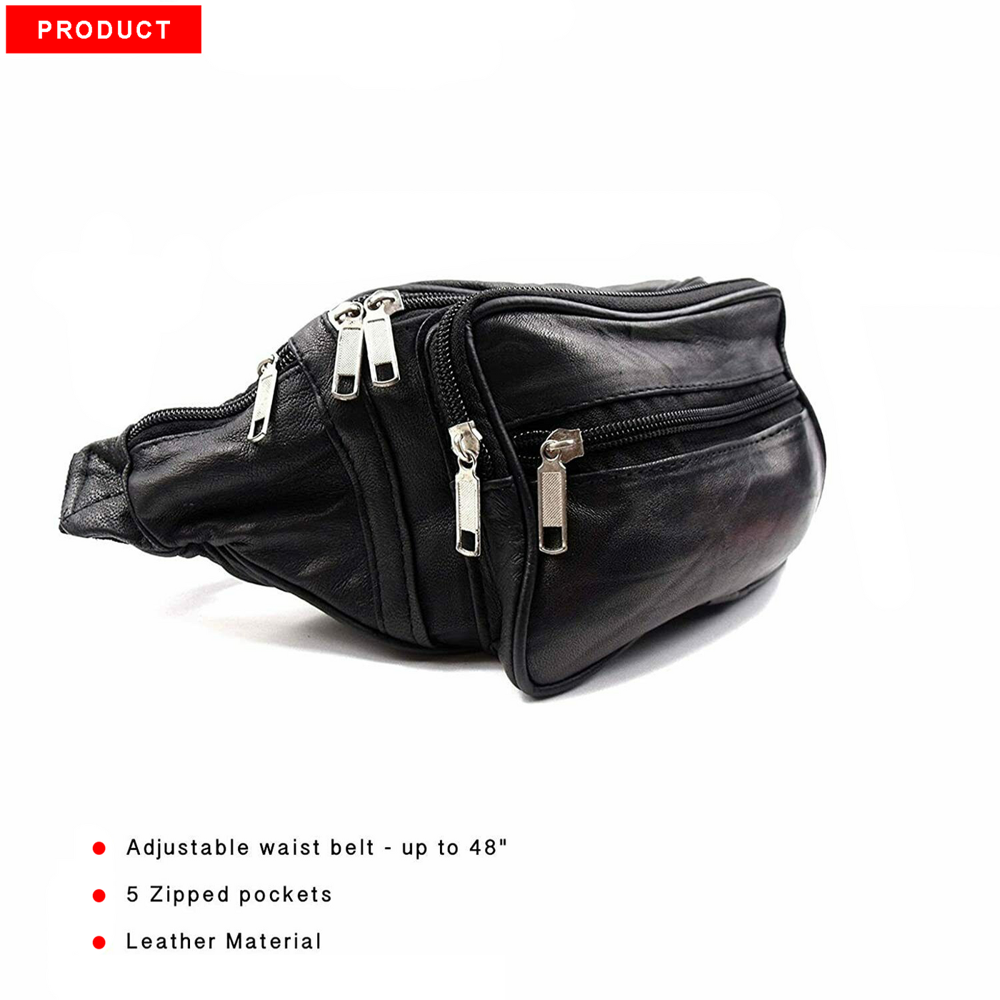 Belt pouch Leather Travel Waist Bag for Mobile Money and your precious things and Good Quality and work