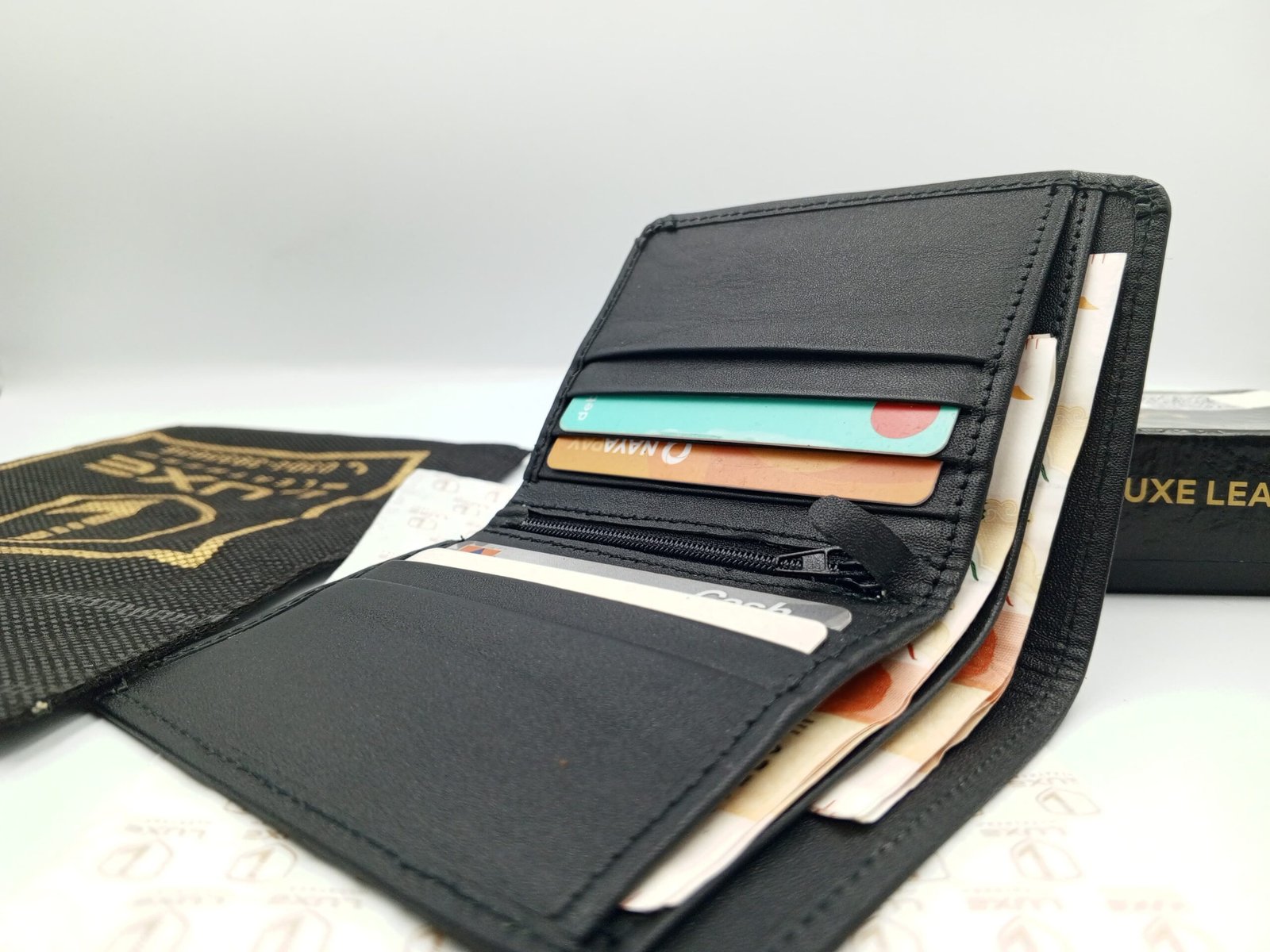 Premium Wallet | Zipper | Z01 BL